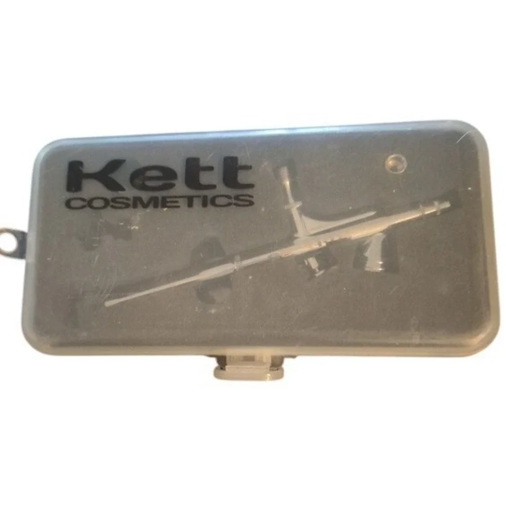 Kett Cosmetics Kett‎ 25 Transformer Airbrush Makeup Artistry Silver Chrome